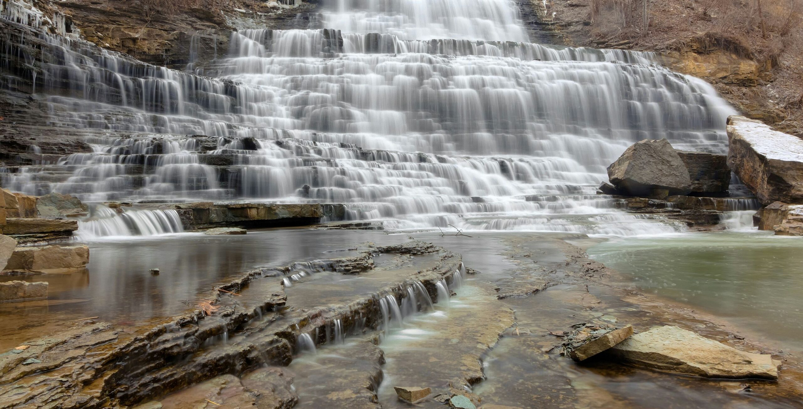 A photo of the waterfall Albion Falls in Hamilton