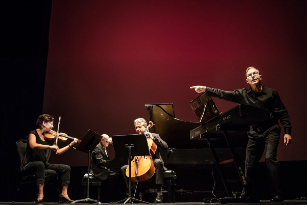 Musicians performing a concert in Toronto with Music Toronto